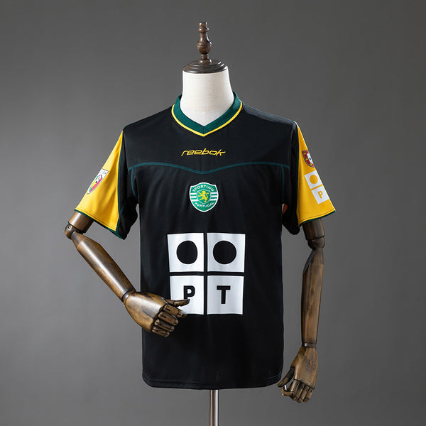 Sporting CP Secundária Retrô Camisa 02/03