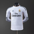 Real Madrid Principal Retrô Manga Longa Versão Jogador Camisa 13/14