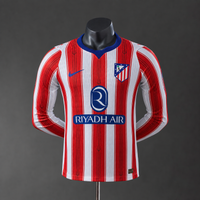Atletico Madrid Principal Manga Longa Versão Jogador Camisa 26/27