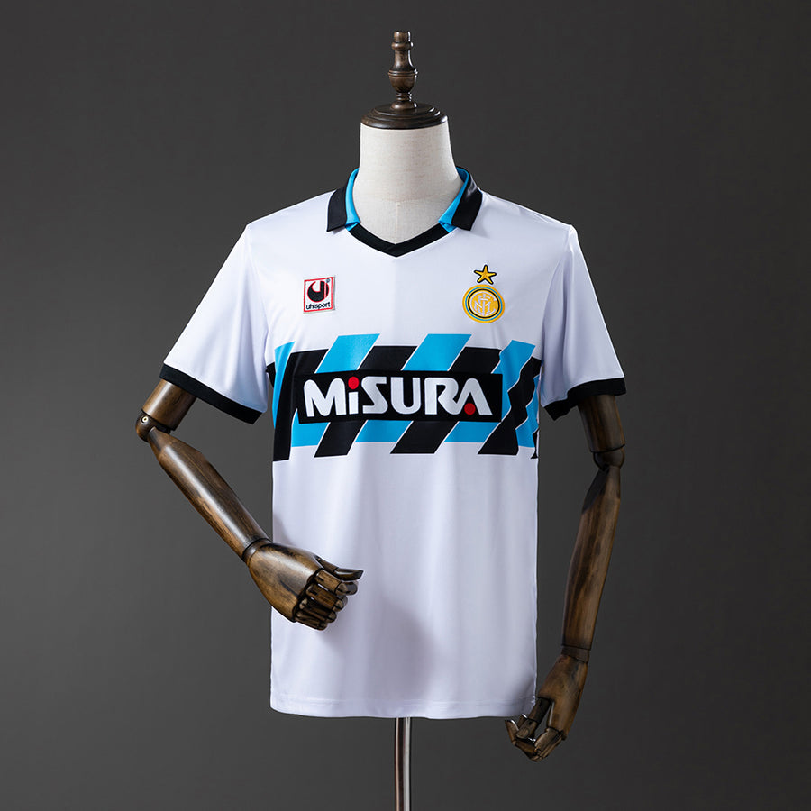 Inter de Milão Secundária Retrô Camisa 90/91