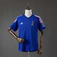 França Principal Retrô Camisa 2002