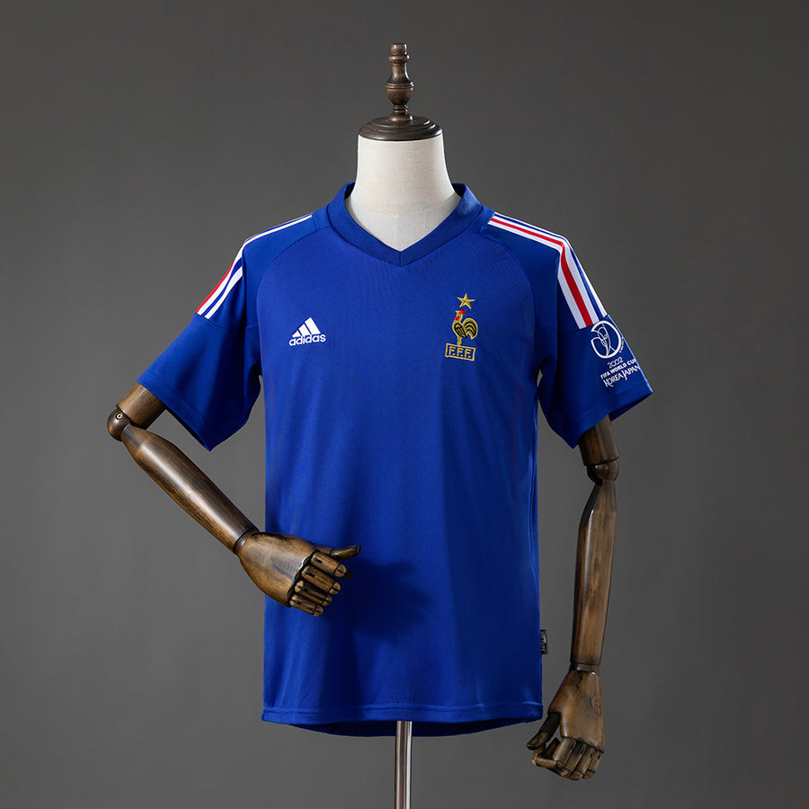 França Principal Retrô Camisa 2002