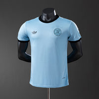 Alemanha 125th Edition Azul Versão Jogador Aniversário Camisa