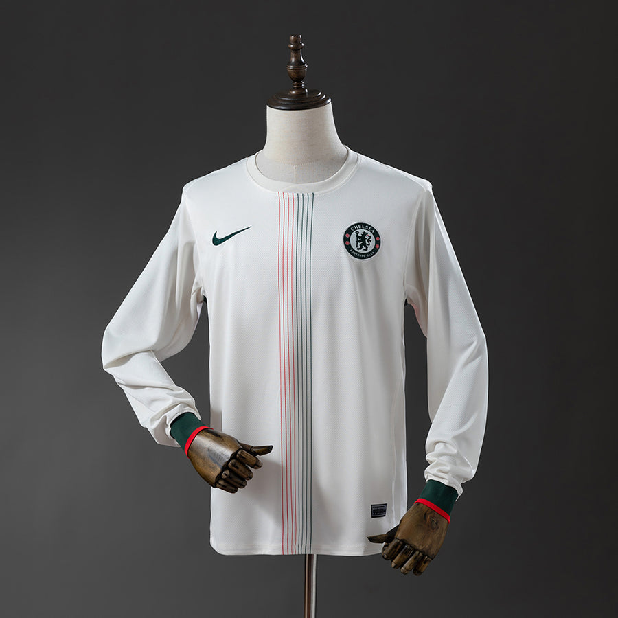 Chelsea Secundária Manga Longa Camisa 25/26