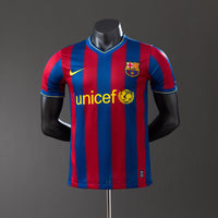 Barcelona Principal Retrô Versão Jogador Camisa 09/10