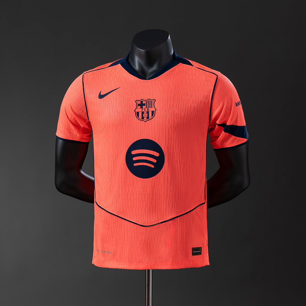 Barcelona Secundária Terceira Versão Jogador Camisa 25/26