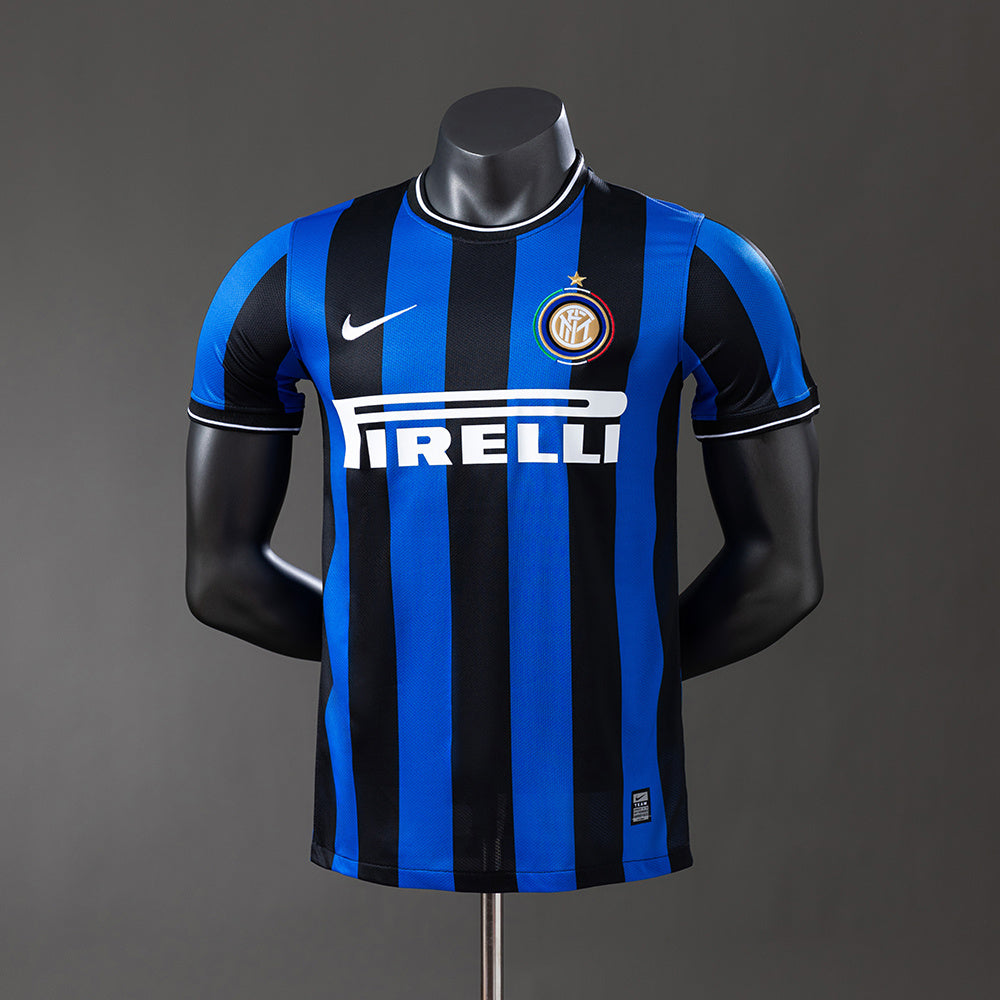 Inter de Milão Principal Retrô Versão Jogador Camisa 09/10