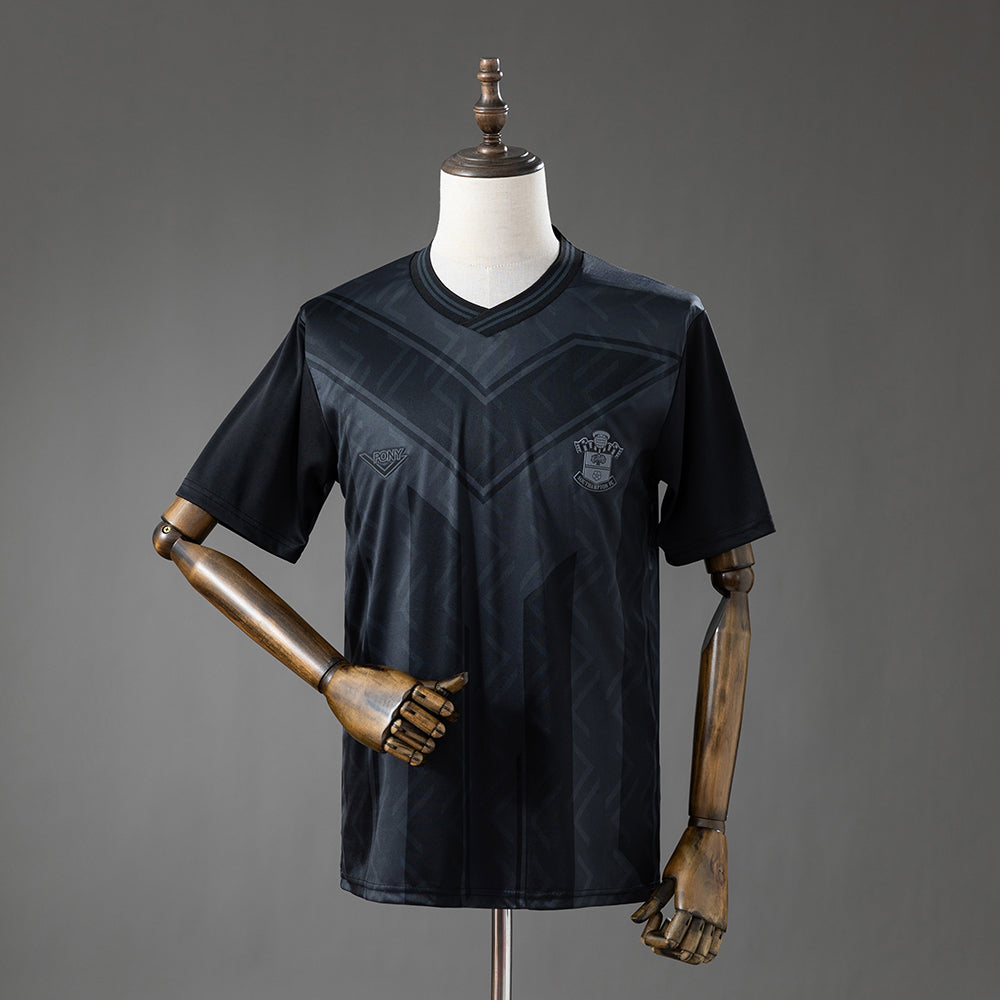 Southampton Retrô Camisa Todo Preto 1995
