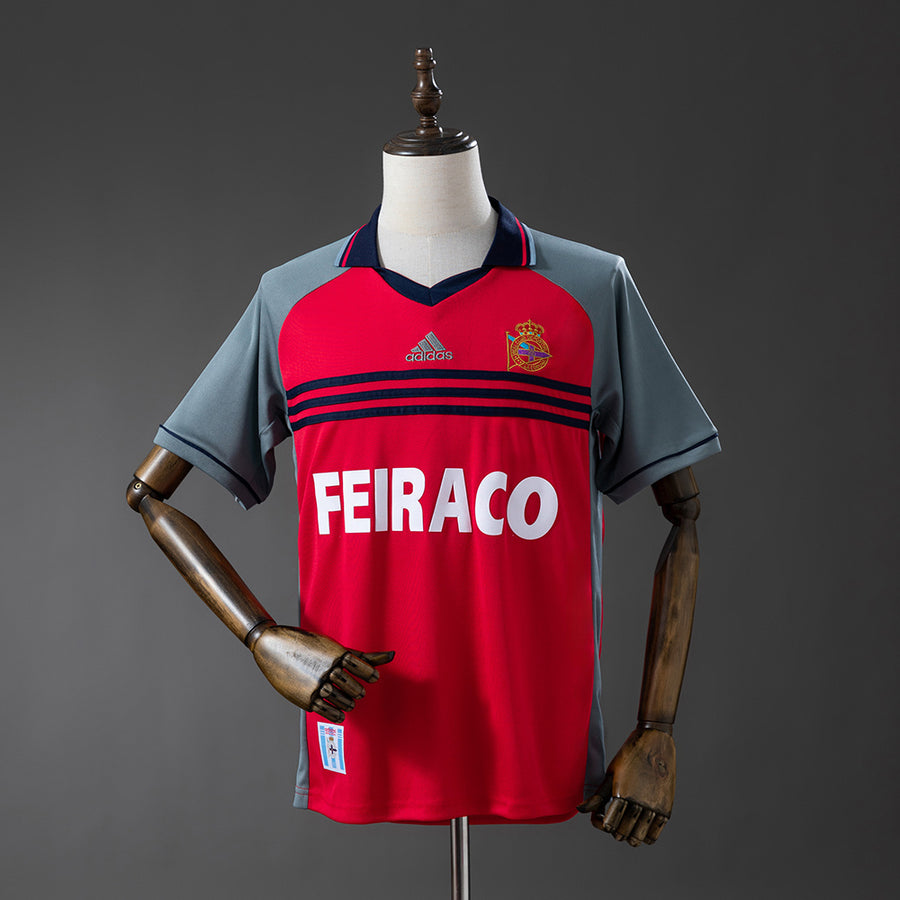 Deportivo La Coruna Secundária Retrô Camisa 98/99