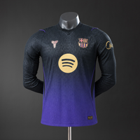 Barcelona x Kobe Bryant Secundária Manga Longa Versão Jogador Camisa 26/27