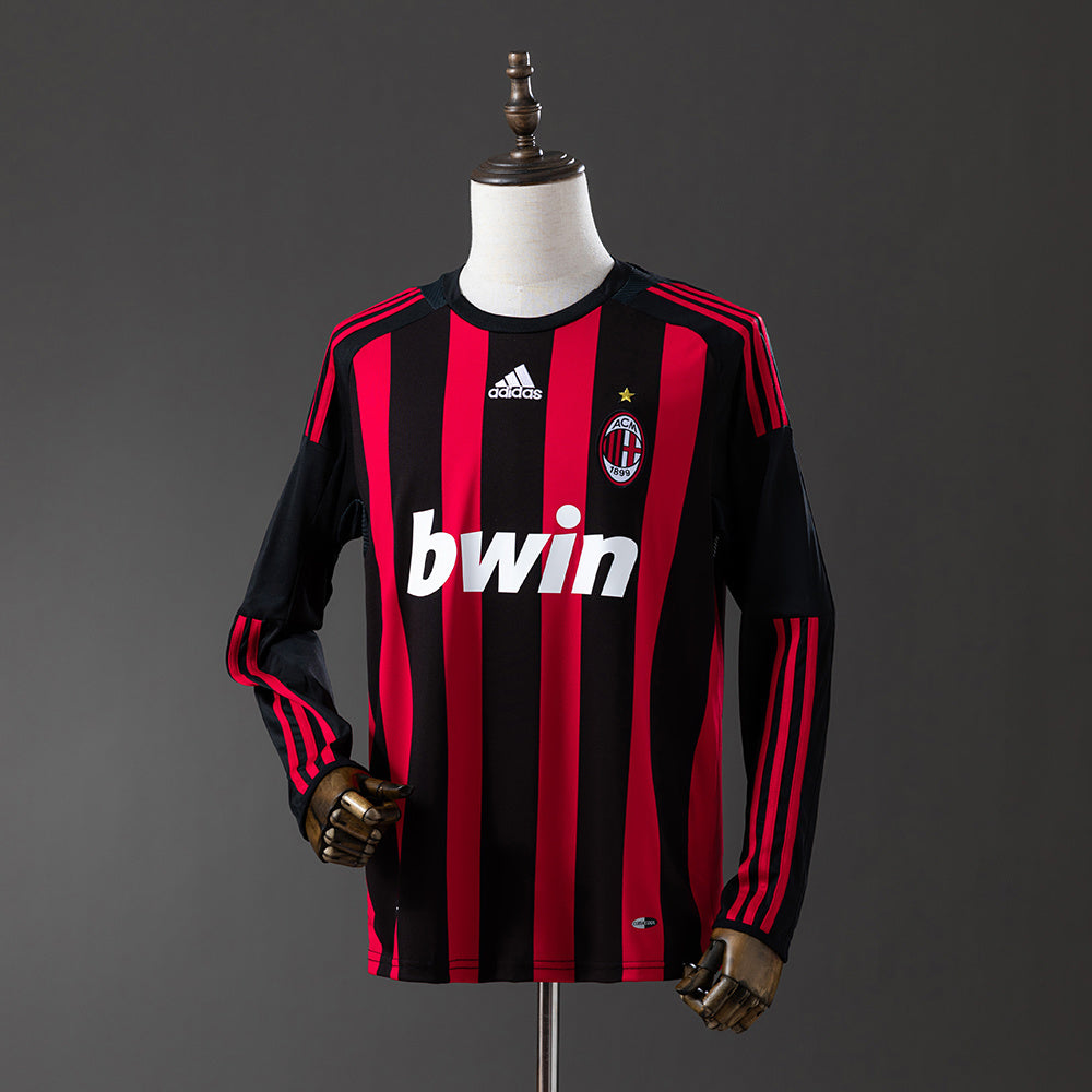 AC Milan Principal Retrô Manga Longa 08/09