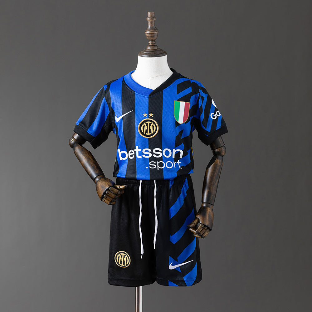 Inter Milan Principal Infantil Kit Camisa 24/25