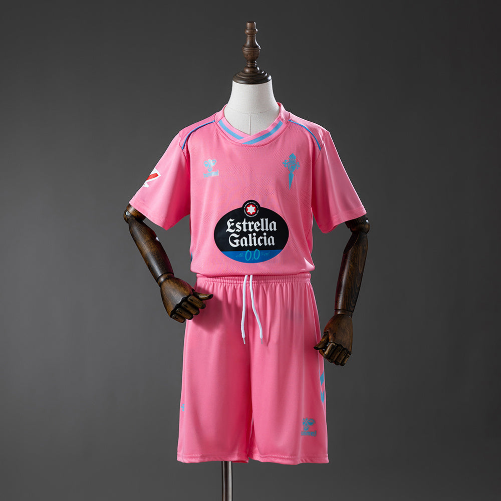 Celta de Vigo Secundária Terceira Infantil Kit Camisa 25/26