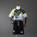 Real Madrid Avengers Infantil Kit Pré-jogo Camisas 25/26