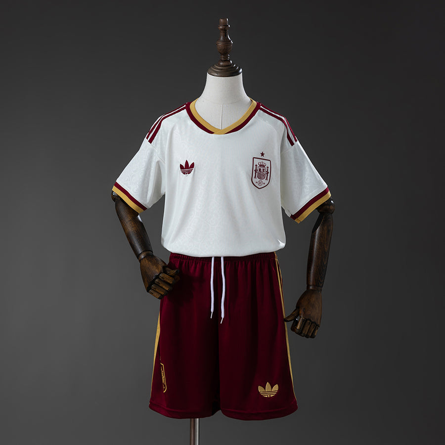 Espanha Secundária Infantil Kit Camisa 2028