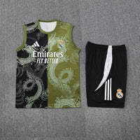 Conjunto Regata com do Real Madrid Colete Treino 25/26