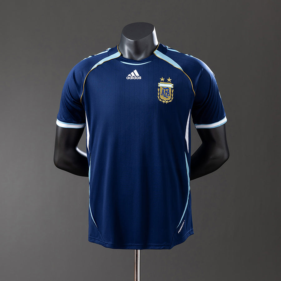 Argentina Secundária Retrô Versão Jogador Camisa 2006