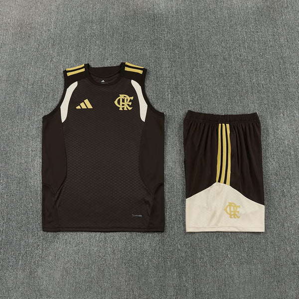 Conjunto Regata Flamengo marrom 26/27