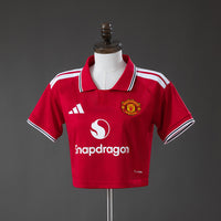 Manchester United Womens Crop Principal Camisa 26/27