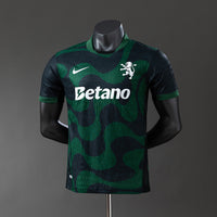 Sporting Lisbon Alternative Preto Versão Jogador Camisa 25/26