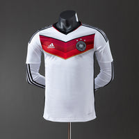 Alemanha Principal Retrô Manga Longa Versão Jogador Camisa 2014