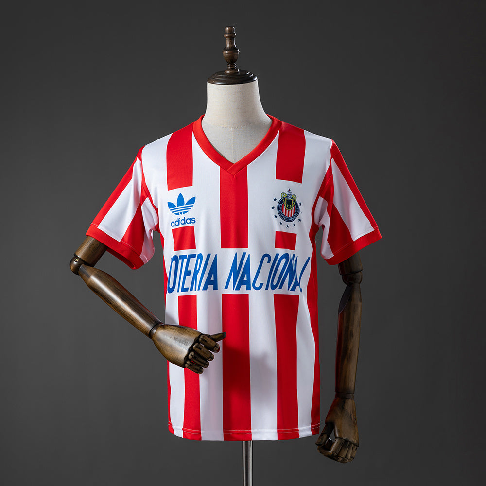 Chivas de Guadalajara Principal Retrô Camisa 91/92