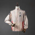 Real Madrid Reversible - Bege & Azul Corta Vento Jaqueta