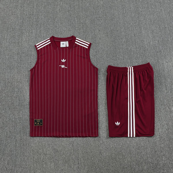 Conjunto Regata Arsenal Vintage Colete 25/26