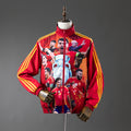 Espanha Reversível - Vermelho Corta Vento Jaqueta