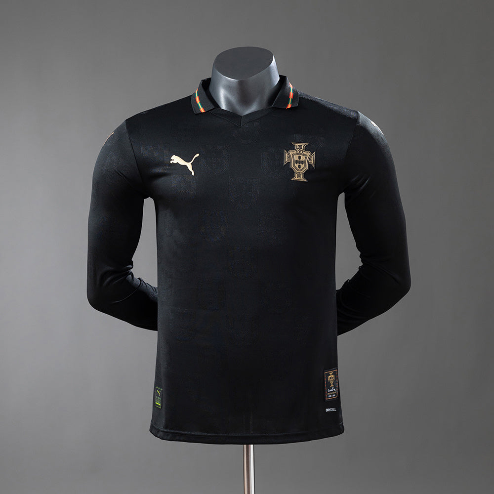 Portugal Panther Manga Longa Versão Jogador Edição Especial Camisas 2026