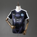 Leicester City Secundária Retrô 15/16