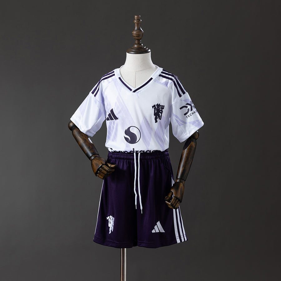 Manchester-United----- Secundária Infantil Kit Camisa 25/26
