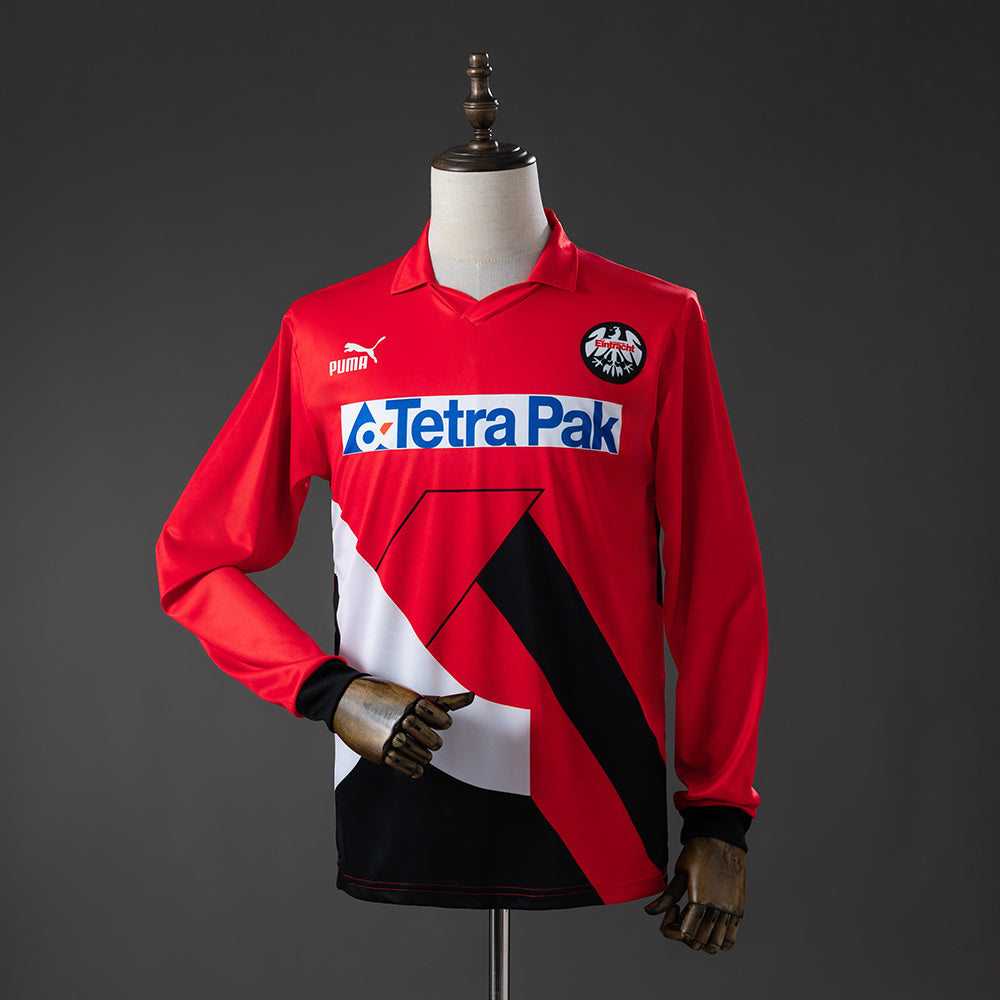 Frankfurt Principal Retrô Manga Longa Camisa 1995