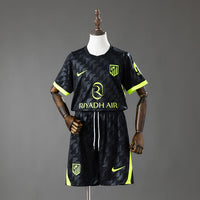 Atletico Madrid ： Secundária Infantil Kit Camisa 26/27
