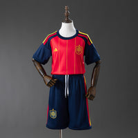 Espanha Principal Infantil Kit Camisa 2028