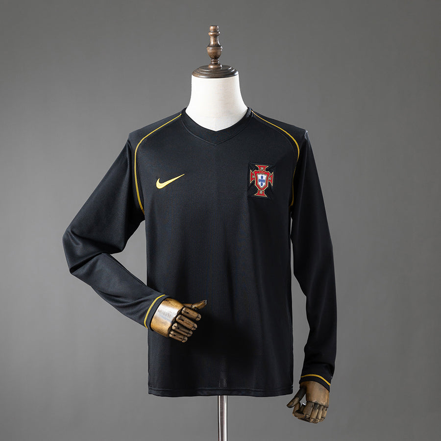 Portugal Secundária Retrô Manga Longa Camisa 2006