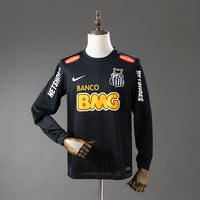 Santos Secundária Retrô Manga Longa Camisa 12/13