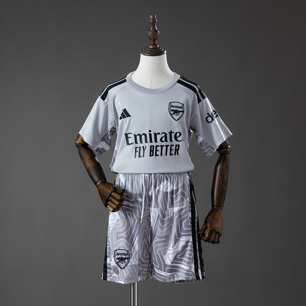 Arsenal ： Goleiro Infantil Kit Camisa 26/27