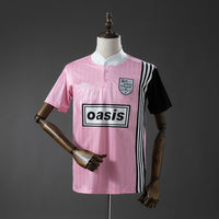 Oasis Band Rosa Retrô Camisa 1996