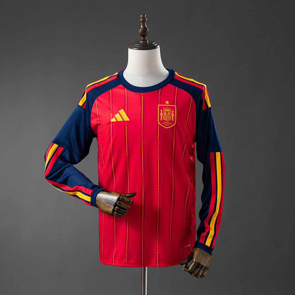 Espanha Principal Manga Longa Camisa 2026