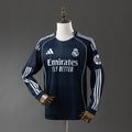 Real Madrid Secundária Manga Longa Camisa 25/26