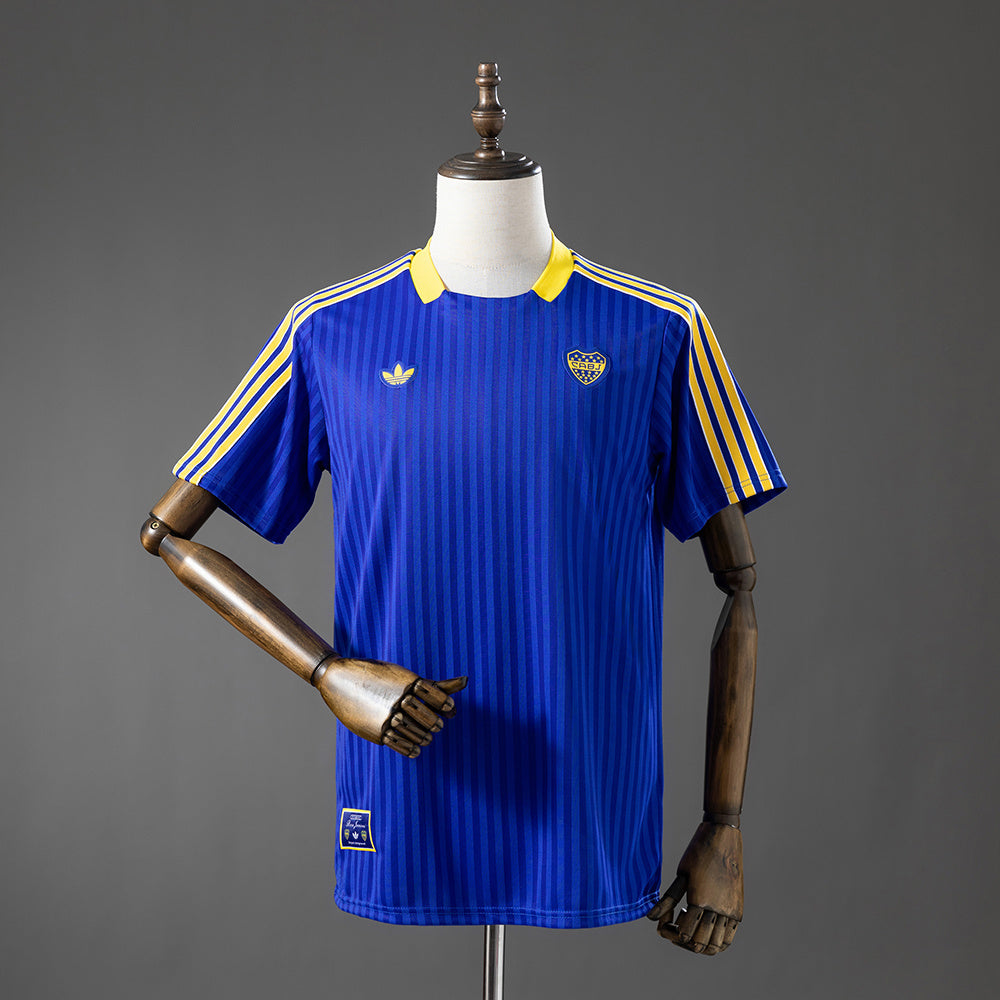 Boca Juniors Ícones de Arquibancada Branco Azul Camisa
