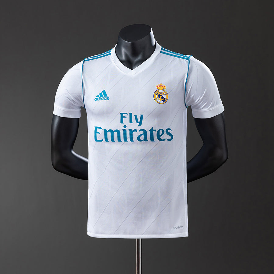 Real Madrid Principal Retrô Versão Jogador Camisa 17/18