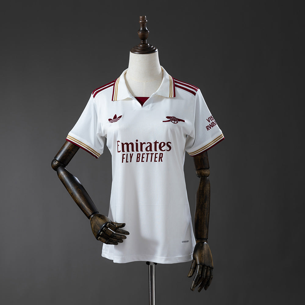 Arsenal Secundária Terceira Feminino Camisa 25/26