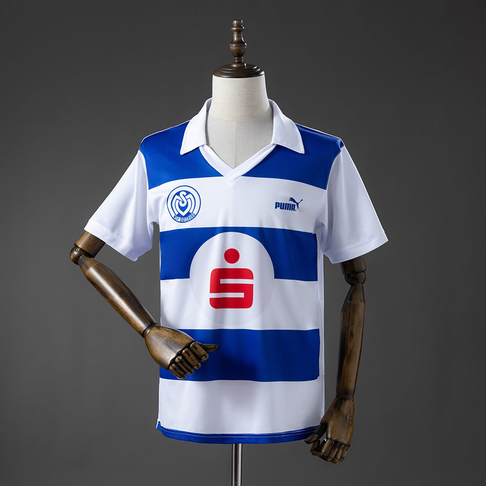 MSV Duisburg Principal Retrô Camisa 90/91