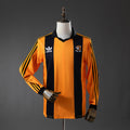 Hull City Principal Retrô Manga Longa Camisa 81/82