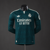 Real Madrid Long Sleeved Secundária Versão Jogador Camisa 26/27