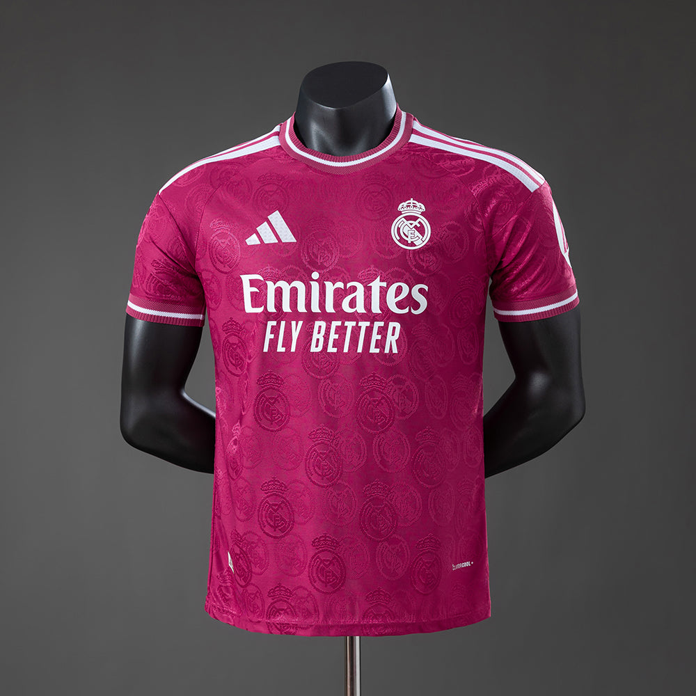 Real Madrid - Rose Vermelho Versão Jogador Edição Especial Camisa 26/27