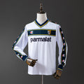 Parma Calcio Secundária Retrô Manga Longa Camisa 02/03