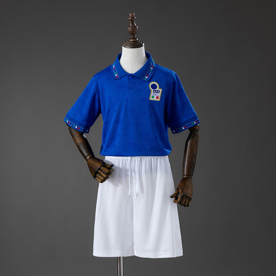 Itália Principal Infantil Kit Retrô Camisa 2028